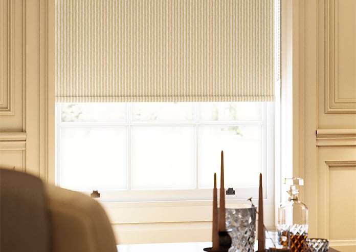 Emily Bond Oscar Stripe, Gold - Twist&Fit Roller Blind - Image 5